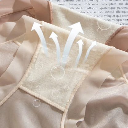3Pcs/Set Women Thin Silky Panties Sexy Lingerie Quick Drying Briefs Female Seamless Underwear Summer Underpants Low Rise Panties