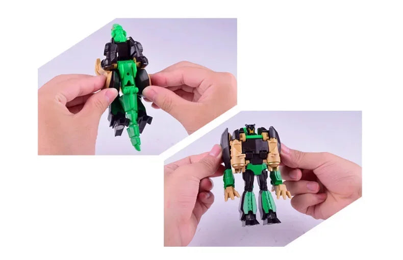 Metamorphic Toys Car Children'S Birthday Gift Action Doll Toys Mini Metamorphic Car Education Toys Children'S Toys